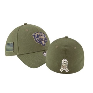 New York Jets Olive 39THIRTY Flex Salute to Service Hat