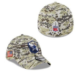 2023 Salute To Service Veterans Cowboys Camo Flex Hat