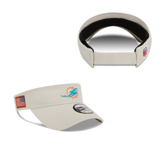 2023 Salute To Service Veterans Dolphins Stone Visor