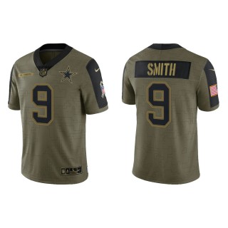 Men's Jaylon Smith Dallas Cowboys Olive 2021 Salute To Service Limited Jersey