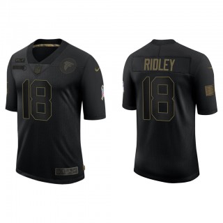 Men's Atlanta Falcons Calvin Ridley Black Salute To Service Limited Jersey