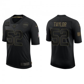 Men's Seattle Seahawks Darrell Taylor Black Salute To Service Limited Jersey