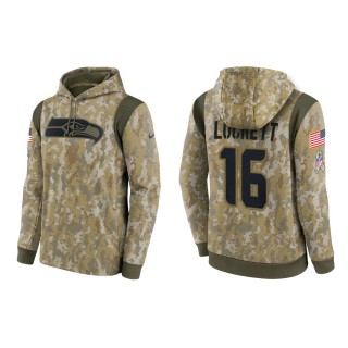 Men's Tyler Lockett Seattle Seahawks Camo 2021 Salute To Service Therma Hoodie