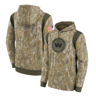 2021 Salute To Service Washington Football Team Camo Therma Performance Pullover Hoodie