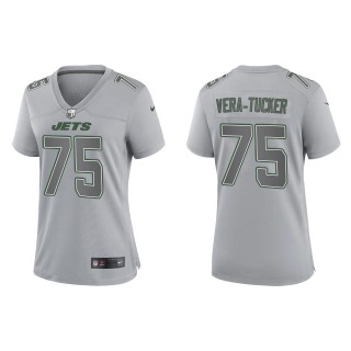 Alijah Vera-Tucker Women's New York Jets Gray Atmosphere Fashion Game Jersey