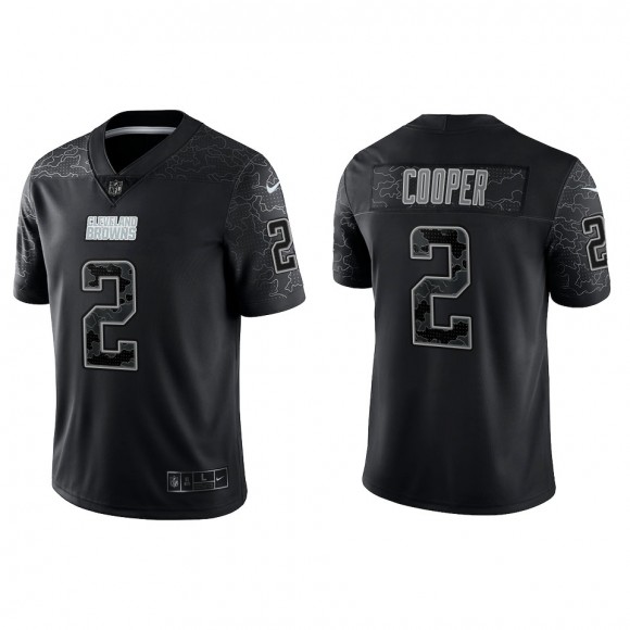 Amari Cooper Cleveland Browns Black Reflective Limited Jersey