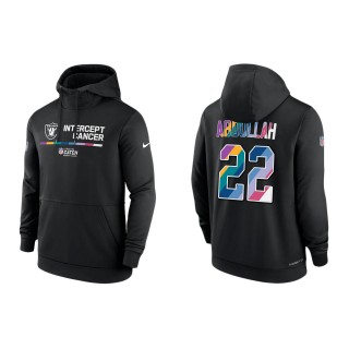 Ameer Abdullah Las Vegas Raiders Black 2022 NFL Crucial Catch Therma Performance Pullover Hoodie