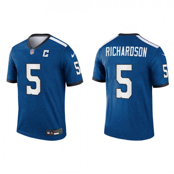 Anthony Richardson Indianapolis Colts Royal Indiana Nights Alternate Legend Jersey