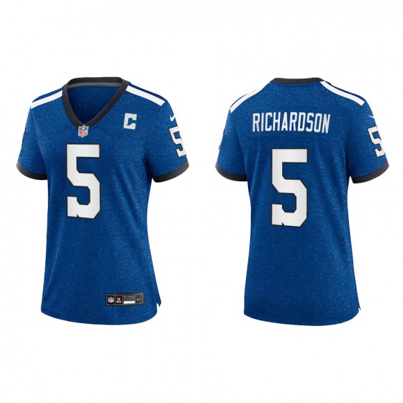 Anthony Richardson Women Indianapolis Colts Royal Indiana Nights Game Jersey