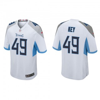 Arden Key White Game Jersey