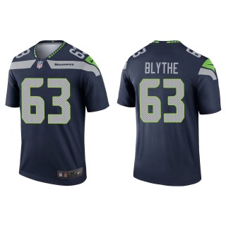 Men's Seattle Seahawks Austin Blythe Navy Legend Jersey