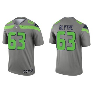 Men's Seattle Seahawks Austin Blythe Steel Inverted Legend Jersey