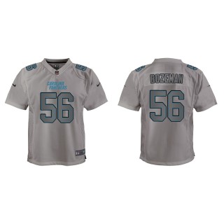 Bradley Bozeman Youth Carolina Panthers Gray Atmosphere Game Jersey