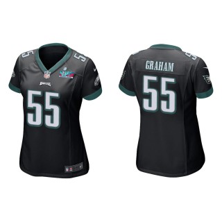 Brandon Graham Women's Philadelphia Eagles Super Bowl LVII Black Game Jersey