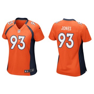 Women's Broncos D.J. Jones Orange Game Jersey