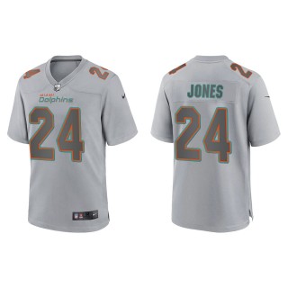 Byron Jones Miami Dolphins Gray Atmosphere Fashion Game Jersey