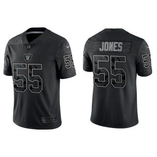 Chandler Jones Las Vegas Raiders Black Reflective Limited Jersey