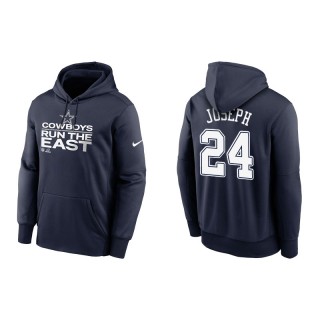 Men's Cowboys Kelvin Joseph Navy 2021 NFC East Division Champions Trophy Hoodie