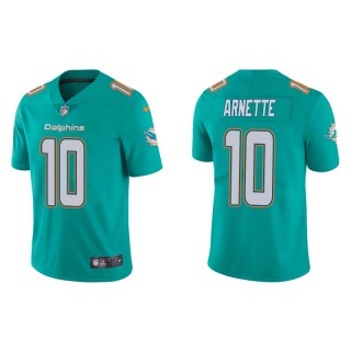 Men's Dolphins Damon Arnette Aqua Vapor Limited Jersey