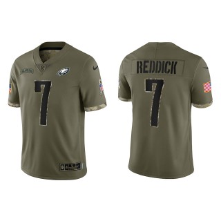 Haason Reddick Philadelphia Eagles Olive 2022 Salute To Service Limited Jersey