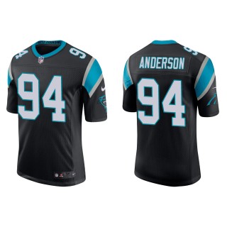 Men's Carolina Panthers Henry Anderson Black Vapor Limited Jersey