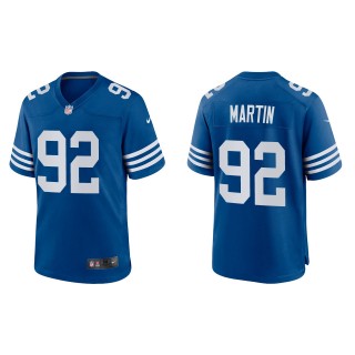 Colts Jacob Martin Royal Alternate Game Jersey