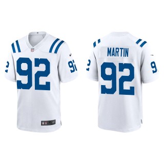 Colts Jacob Martin White Game Jersey