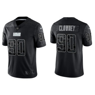 Jadeveon Clowney Cleveland Browns Black Reflective Limited Jersey