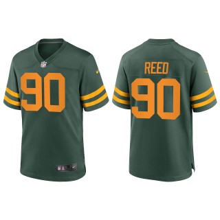 Men's Green Bay Packers Jarran Reed Green Alternate Game Jersey