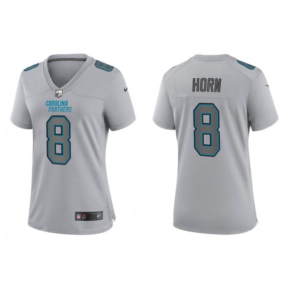 Jaycee Horn Women's Carolina Panthers Gray Atmosphere Fashion Game Jersey