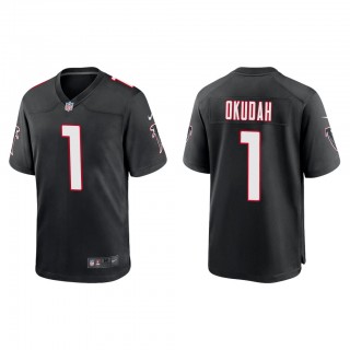 Jeff Okudah Black Throwback Game Jersey