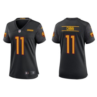 Women's Jeremy Chinn Commanders Black Alternate Game Jersey