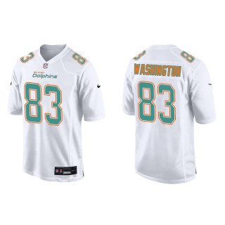 Jersey Dolphins Malik Washington Fashion Game White