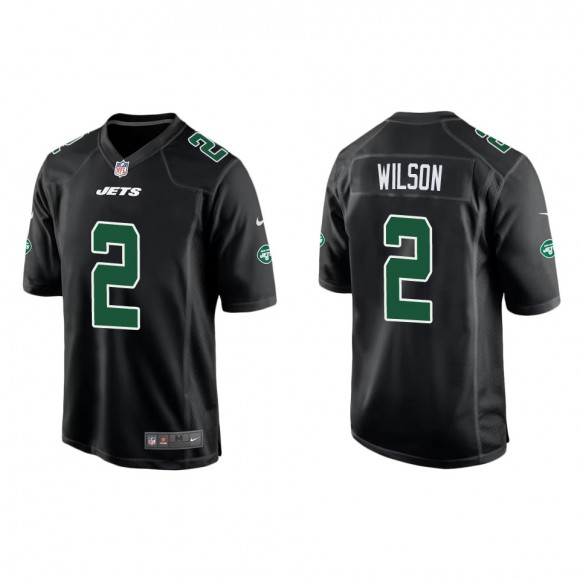 Jersey Jets Zach Wilson Fashion Game Black