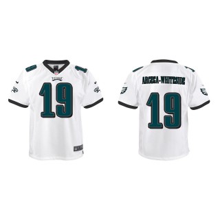 JJ Arcega-Whiteside Youth Philadelphia Eagles White Game Jersey