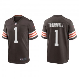 Juan Thornhill Brown Game Jersey