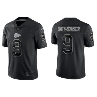 JuJu Smith-Schuster Kansas City Chiefs Black Reflective Limited Jersey