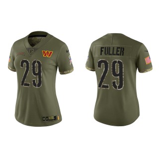 Kendall Fuller Women's Washington Commanders Olive 2022 Salute To Service Limited Jersey