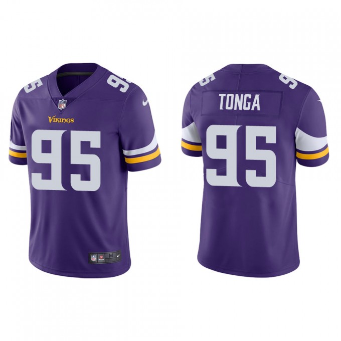 Women's Minnesota Vikings Khyiris Tonga Nike Purple Home Game