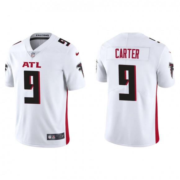 Men's Atlanta Falcons Lorenzo Carter White Vapor Limited Jersey