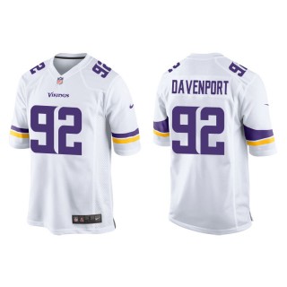 Men's Minnesota Vikings Marcus Davenport White Game Jersey