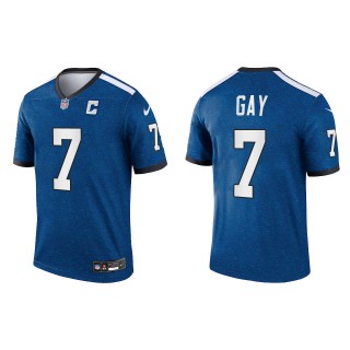 Matt Gay Indianapolis Colts Royal Indiana Nights Alternate Legend Jersey