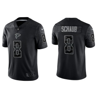 Matt Schaub Atlanta Falcons Black Reflective Limited Jersey