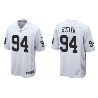 Men's Las Vegas Raiders Matthew Butler White Game Jersey