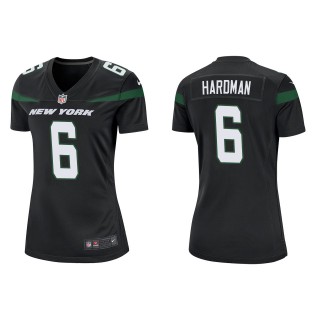 Women's Jets Mecole Hardman Black Game Jersey