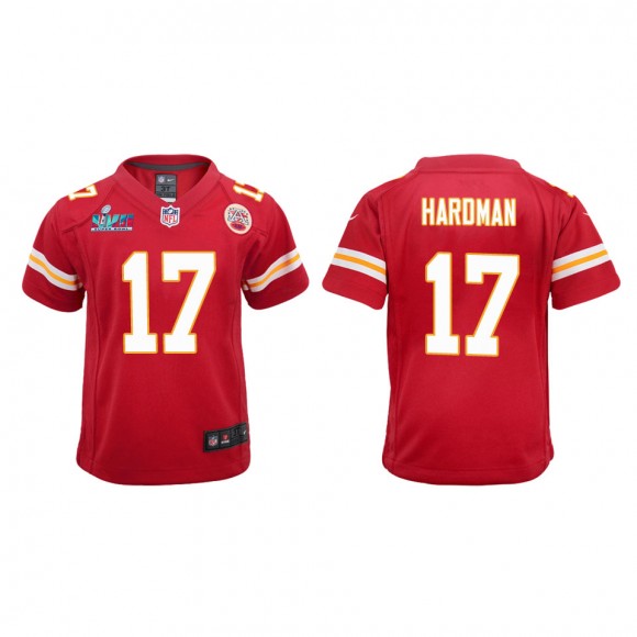 Mecole Hardman Youth Kansas City Chiefs Super Bowl LVII Red Game Jersey