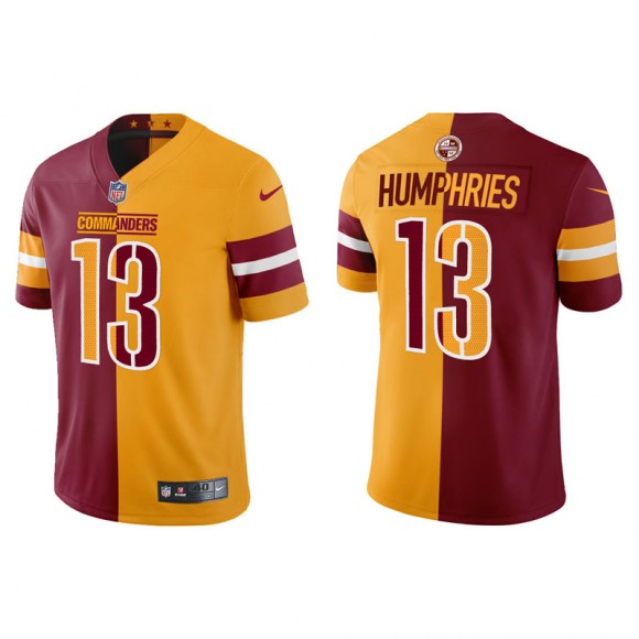 Adam Humphries Commanders Split  Men's Burgundy Gold Jersey