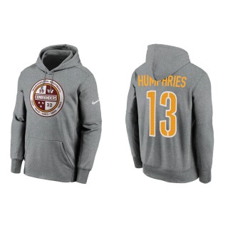 Adam Humphries Commanders Therma Pullover Men's Charcoal Hoodie