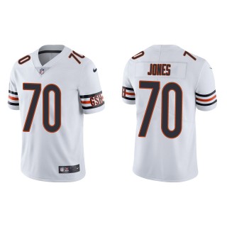 Men's Bears Braxton Jones White Vapor Limited Jersey