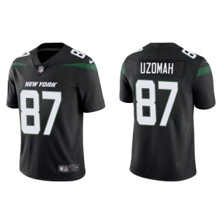 Men's Jets C.J. Uzomah Black Vapor Limited Jersey